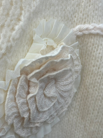 Flower Corsage Cardigan
