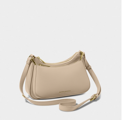 Aria Scoop Bag In Light Taupe