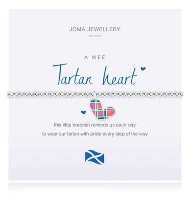 Scottish a little a wee Tartan Heart