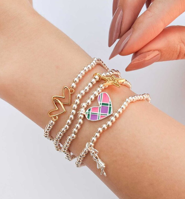 Scottish a little a wee Tartan Heart