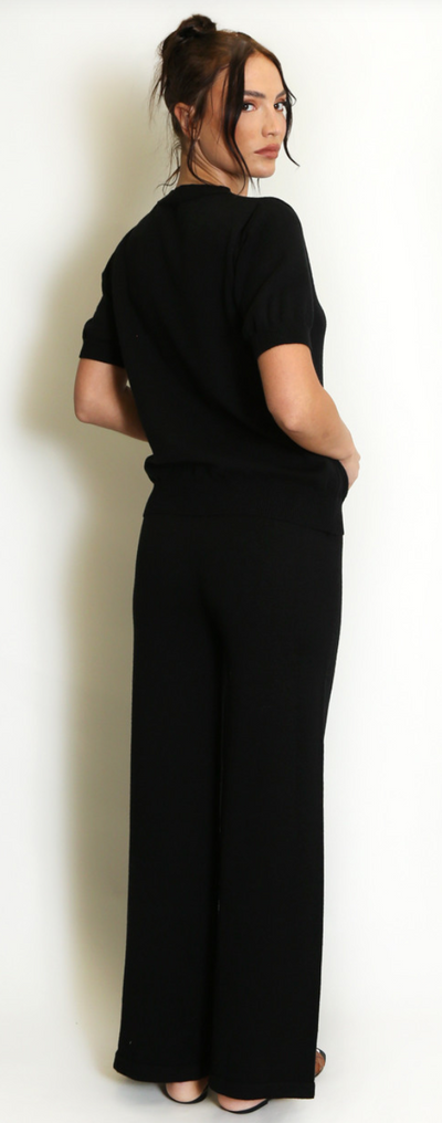 Soft Knit H Motif Jumper & Wide leg trouser set