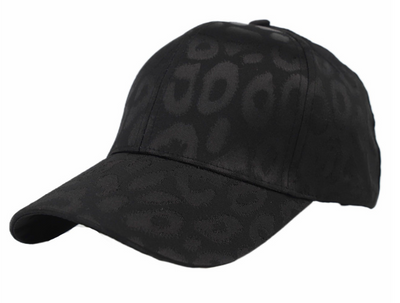 Satin Leopard print Baseball Cap