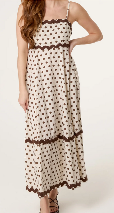 Polka Dot Ric RAC Strappy Dress