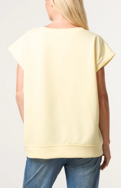 Round Neck Sleeveless Jersey Top