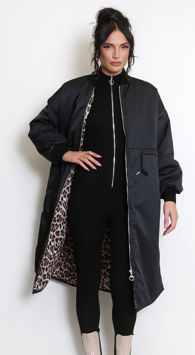 Longline Bomber Coat.