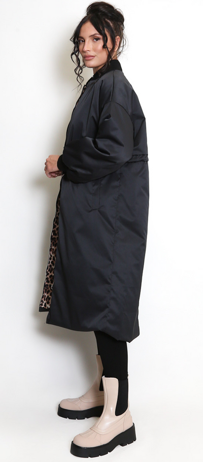 Longline Bomber Coat.