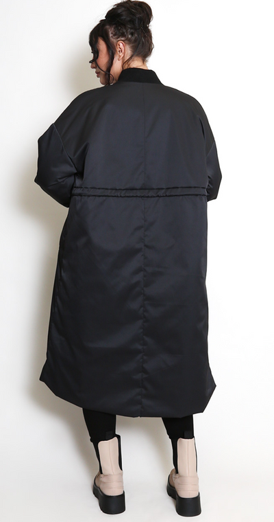 Longline Bomber Coat.