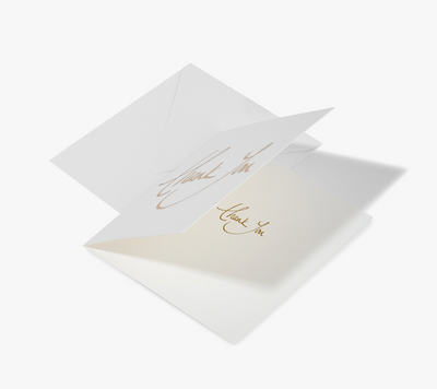 Thank you greeting card