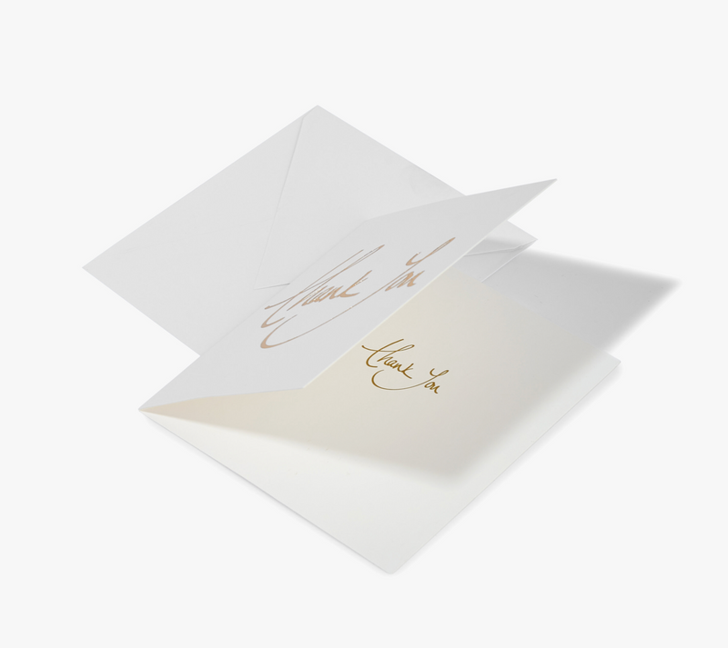 Thank you greeting card