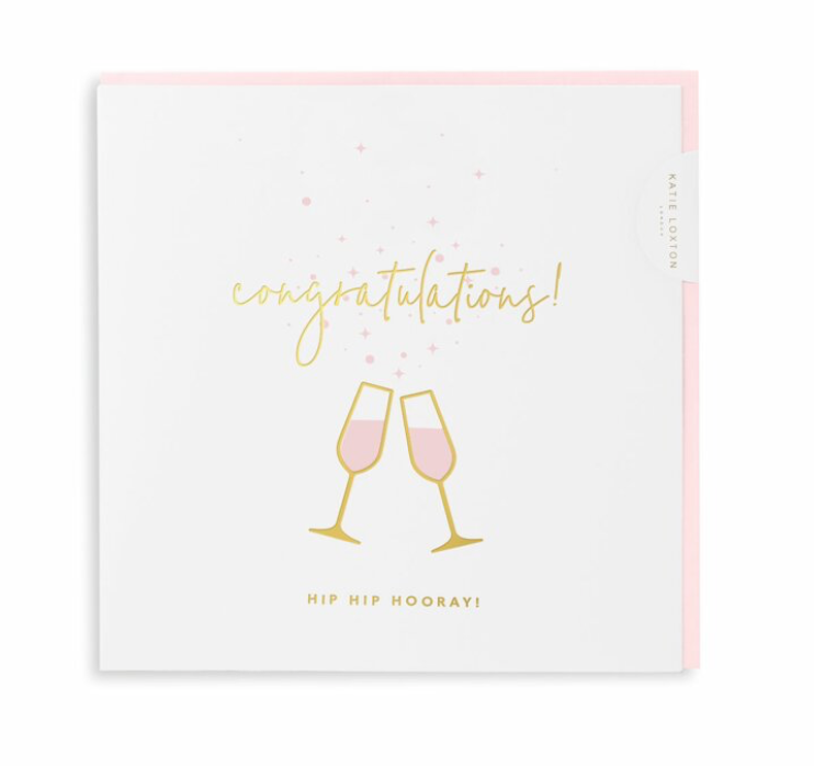 Congratulations Hip Hip Hooray Card