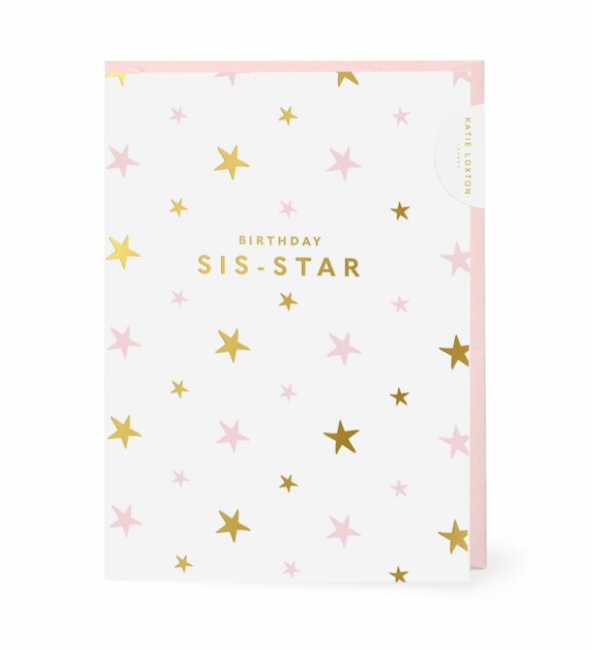 Sis-Star Birthday Card