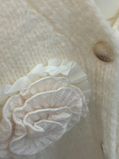 Flower Corsage Cardigan