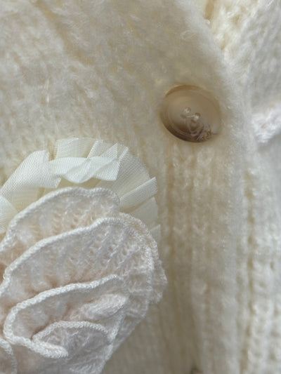 Flower Corsage Cardigan