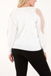 Leaf Print Sweater
