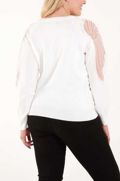 Leaf Print Sweater