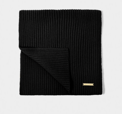 Knitted Scarf Black