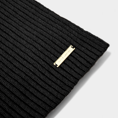 Knitted Scarf Black
