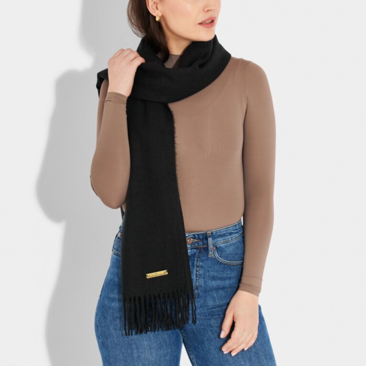 Blanket Scarf Black