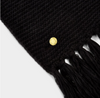 Chunky Knit Scarf Black