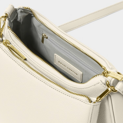 Aria Scoop Crossbody in Ecru