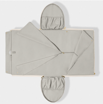 Fold Out Garment Weekend Bag In White