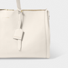 Fold Out Garment Weekend Bag In White