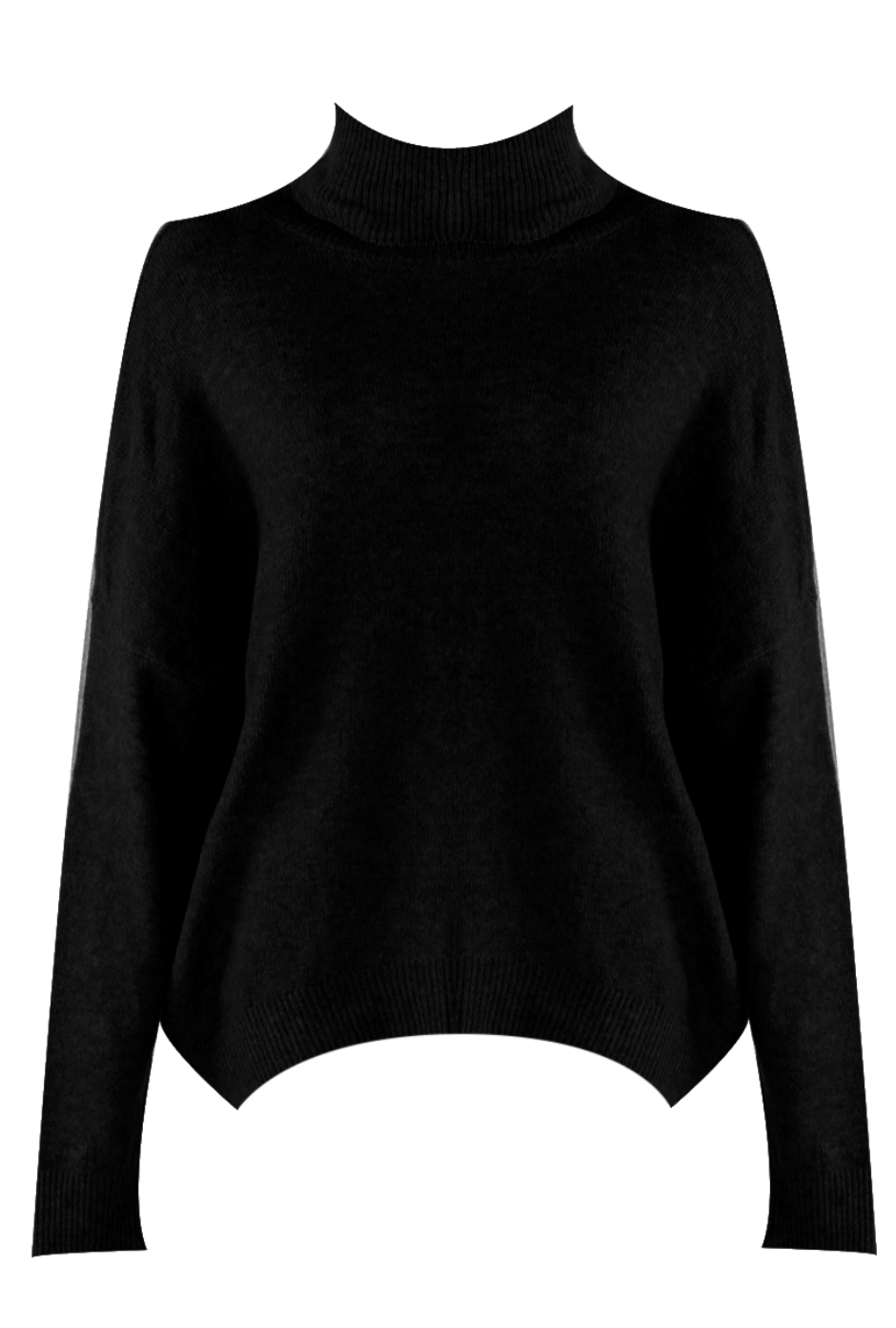 Roll Neck Fine Knit Jumper