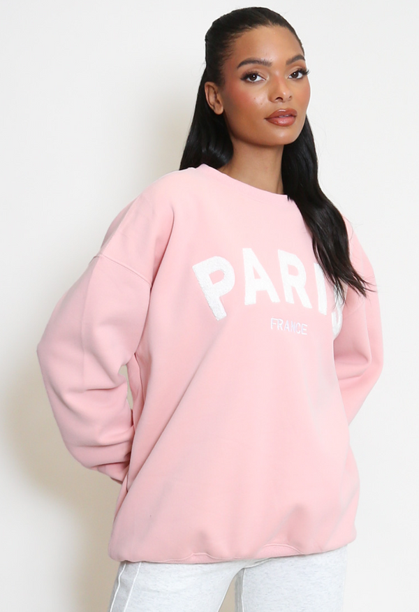 Pink Paris Sweatshirt - Nelly's