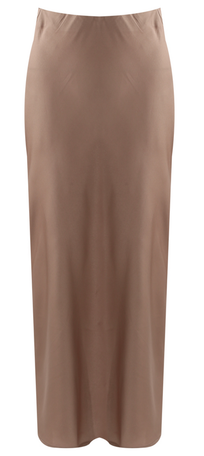 Satin Midi Skirt
