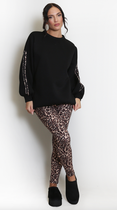 Leopard Trim Co-Ord