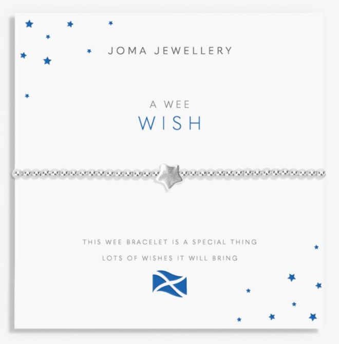 Scottish a little a wee wish bracelet