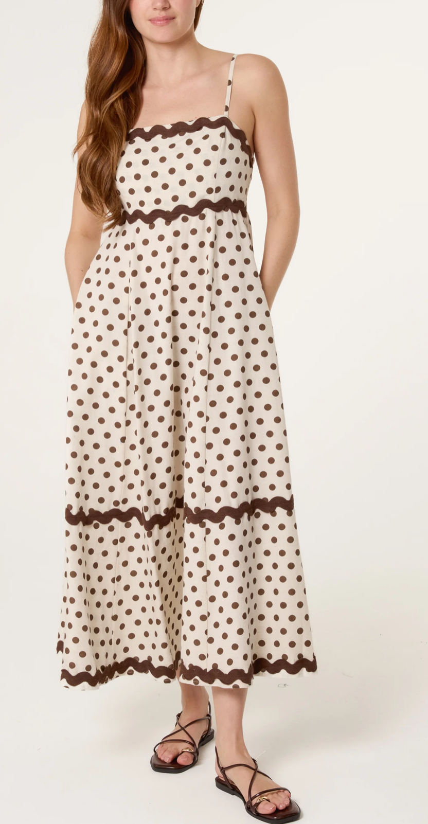 Polka Dot Ric RAC Strappy Dress