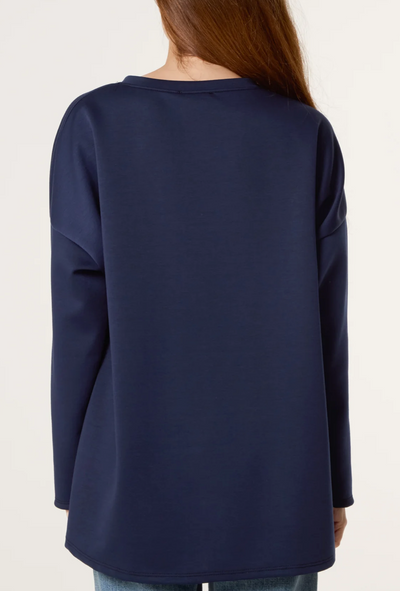 V-Neck “Amour” soft touch Sweatshirt