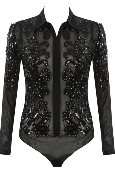 Beaded Bodysuit