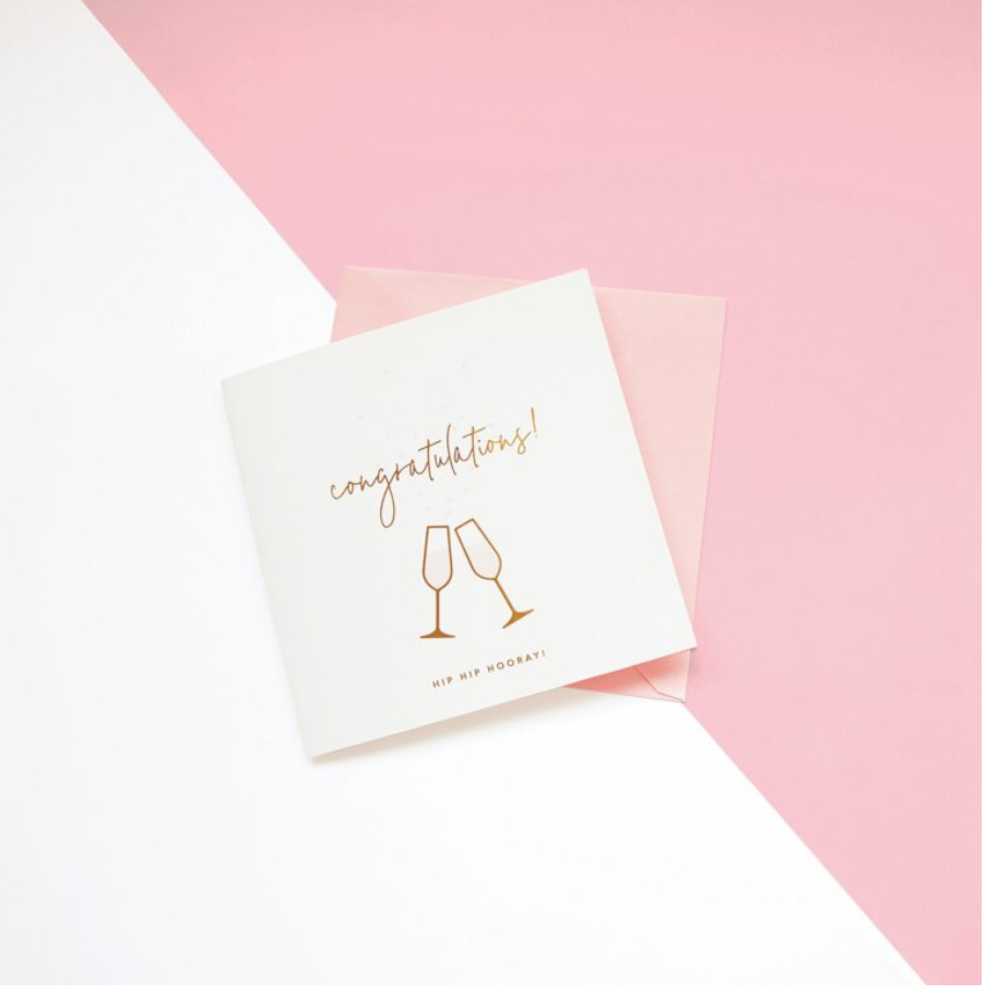 Congratulations Hip Hip Hooray Card